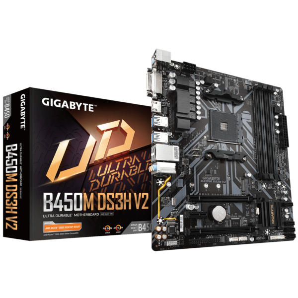 GIGABYTE B450M DS3H V2 Ryzen Motherboard Dadducharger 3 600x600 1