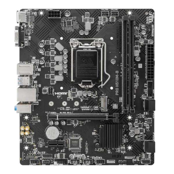 MSI Pro H510M-B Intel 10/11th Gen microATX Motherboard - Image 3