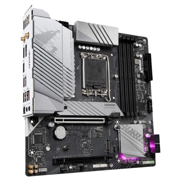 Gigabyte B760M Aorus Elite AX DDR5 Intel 12/13th Gen microATX Motherboard - Image 3