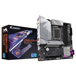 Gigabyte B760M Aorus Elite AX DDR5 Intel 12/13th Gen microATX Motherboard