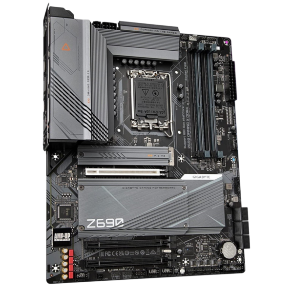 Gigabyte Z690 Gaming X DDR4 Gaming Motherboard - LGA 1700, Intel Z690, ATX, DDR4, Quad M.2, PCIe 5.0, USB 3.2 Gen2X2 Type-C, 2.5GbE LAN - Image 3