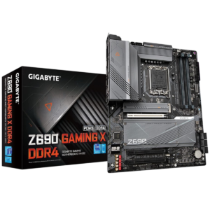 Gigabyte Z690 Gaming X DDR4 Gaming Motherboard - LGA 1700, Intel Z690, ATX, DDR4, Quad M.2, PCIe 5.0, USB 3.2 Gen2X2 Type-C, 2.5GbE LAN