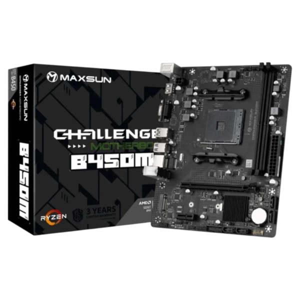 Maxsun Challenger B450M AMD AM4 microATX Motherboard