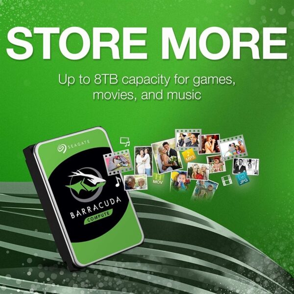 Seagate BarraCuda 1TB 3.5" SATA Hard Drive - Image 4