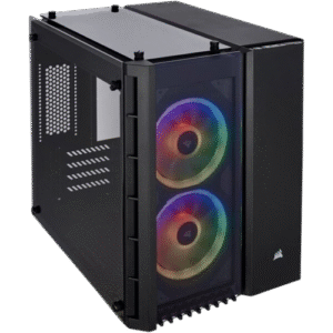 Corsair Crystal Series 280X RGB Tempered Glass microATX Case - Black