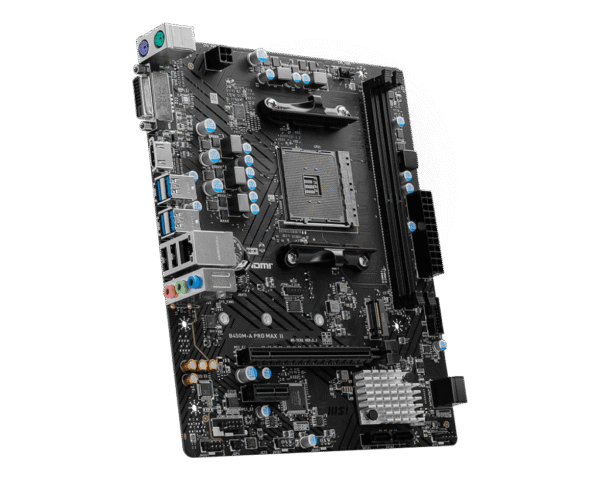 RYZEN MoTHERBOARD MSI B450M-A PRO MAX II MICRO ATX - Image 3