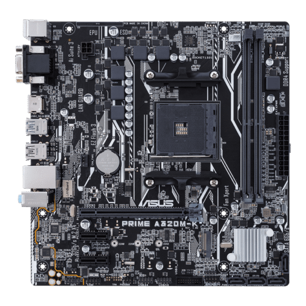 RYZEN MoTHERBOARD ASUS PRiME A320M-K MICRO ATX (USED)