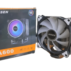 AUSEN A600 – 6 Heatpipe CPU Cooler AM4/AM5/Intel – Black 120mm Fan