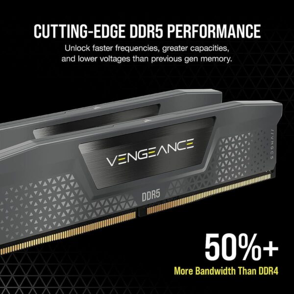 Corsair Vengeance 32GB (2x16GB) 5600MHz C40 DDR5 DRAM AMD EXPO & Intel XMP Memory Kit - Image 4