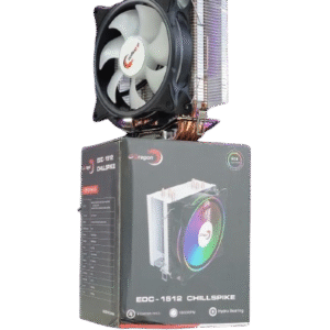 eDragon EDC-1512 Chillspike 4-Heatpipe Tower RGB CPU Cooler