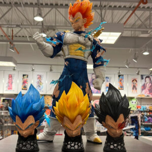 Dragon BallZ Vegeta Large Figurine with 3 Heads