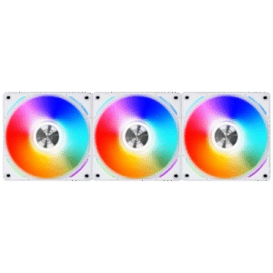 Lian Li UNI Fan AL120 ARGB 120mm Case Fan - 3 Pack - White - Free Delivery