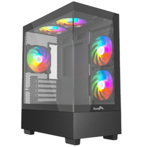 Thunder Black Fox TGC-747 ARGB microATX Gaming Case