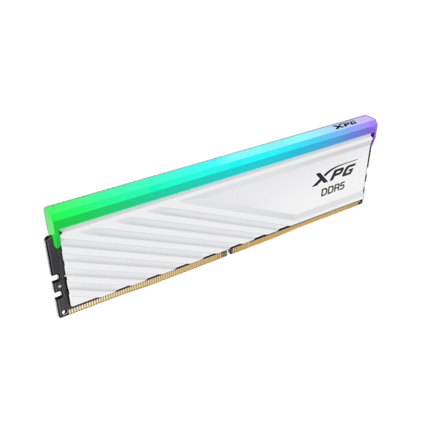 XPG Lancer Blade RGB 64GB (2x32GB) 6000MHz C30 DDR5 DRAM Memory - White - Image 3
