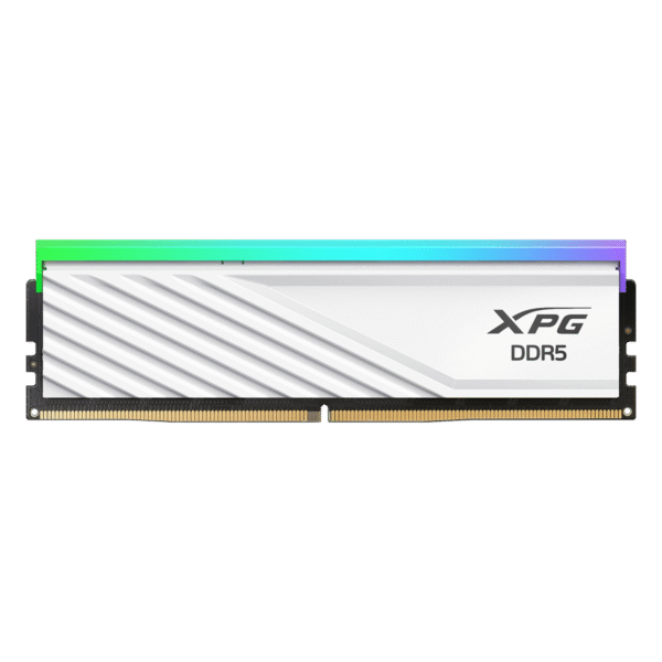 XPG Lancer Blade RGB 64GB (2x32GB) 6000MHz C30 DDR5 DRAM Memory - White - Image 2