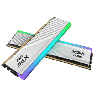 XPG Lancer Blade RGB 64GB (2x32GB) 6000MHz C30 DDR5 DRAM Memory - White