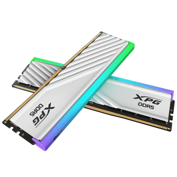XPG Lancer Blade RGB 64GB (2x32GB) 6000MHz C30 DDR5 DRAM Memory - White