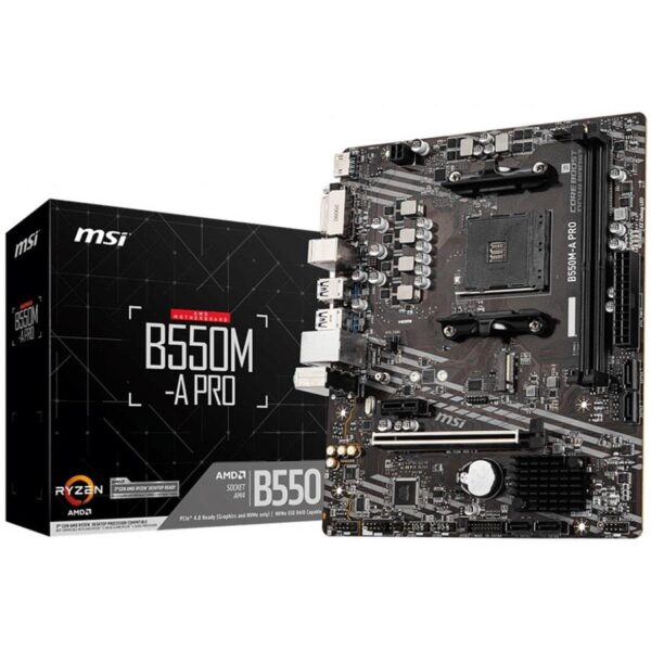 MSI B550M-A Pro AMD AM4 microATX Motherboard DDR4