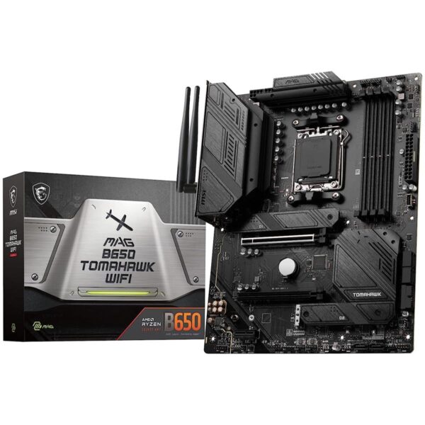 MSI MAG B650 Tomahawk WiFi Gaming Motherboard AMD Ryzen 9000/8000/7000 Series Processors, AM5, DDR5