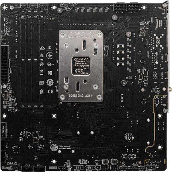 MSI B650M Project Zero Gaming Motherboard (AMD Ryzen 9000/8000/7000 Series Processors, AM5, DDR5, - Image 6