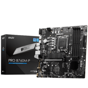 MSI Pro B760M-P DDR5 Intel 14th Gen microATX