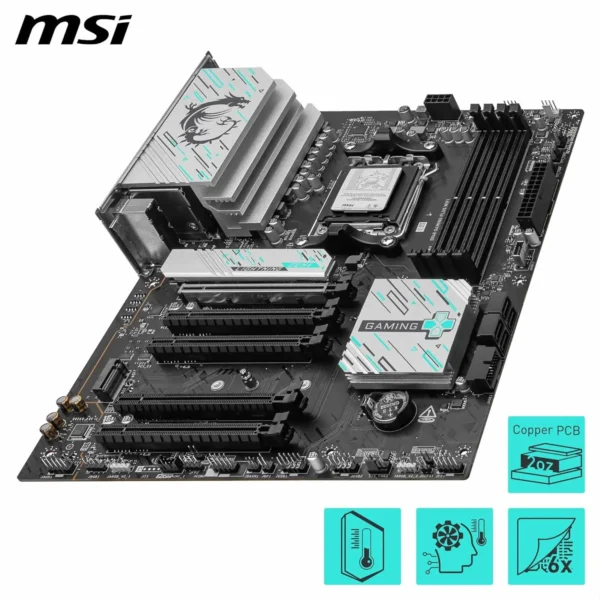 MSI B840 Gaming Plus WiFi Motherboard, ATX - Supports AMD Ryzen 9000/8000 / 7000 Processors, AM5 - DDR5 - Image 3