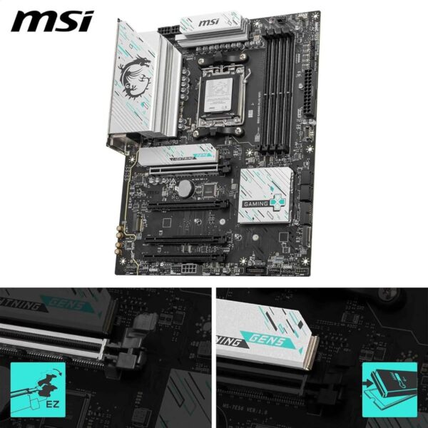 MSI B850 Gaming Plus Wifi Motherboard, ATX - Supports AMD Ryzen 9000/8000/7000 Processors, AM5 - DDR5 - Image 6
