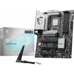 MSI B860 Gaming Plus Wifi Motherboard, ATX - DDR5 Memory Boost 8600 Wi-Fi 7