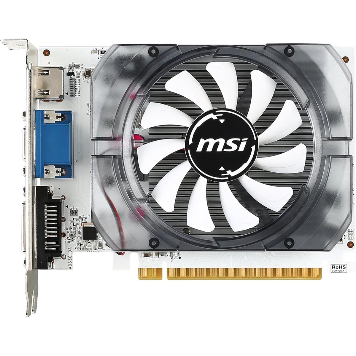 MSI GeForce GT 730 Fermi DDR3 4GB DirectX 12 Graphics Card - Image 3