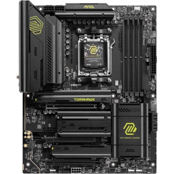 MSI MAG X870 Tomahawk WiFi Gaming Motherboard AMD Ryzen 9000/8000/7000 Series Processors, AM5, DDR5 - Image 4