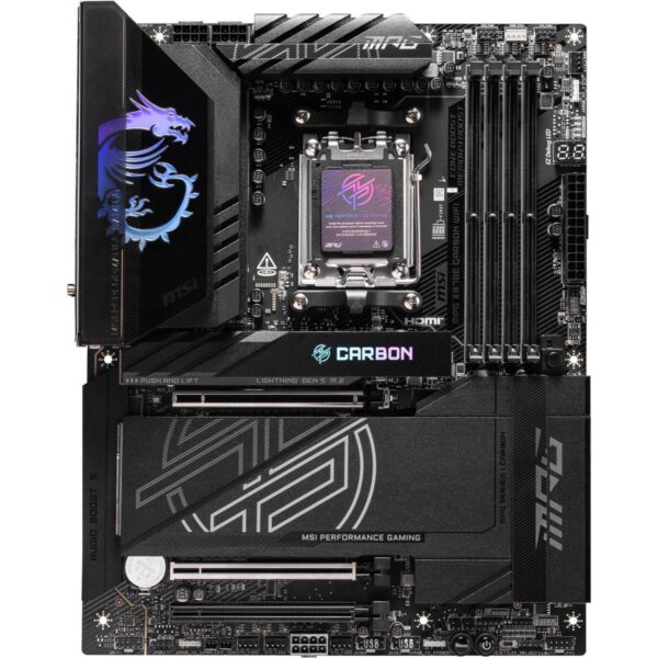 MSI MPG X870E Carbon Wifi DDR5 AMD AM5 ATX Motherboard - Image 3