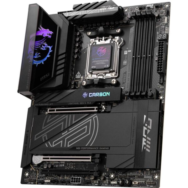 MSI MPG X870E Carbon Wifi DDR5 AMD AM5 ATX Motherboard - Image 5
