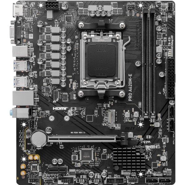 MSI PRO A620M-E AM5 mATX Motherboard - Image 4