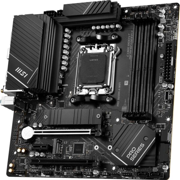 MSI Pro B650M-A Wifi DDR5 AMD AM5 microATX Motherboard - Image 2