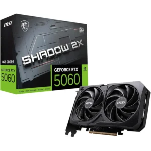 MSI Gaming RTX 5060 8G Shadow 2X OC Graphics Card 8GB GDDR7,128-bit