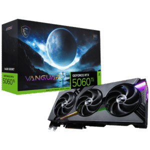 MSI Gaming RTX 5060 Ti 16G Vanguard SOC Graphics Card 16GB GDDR7, 128-bit