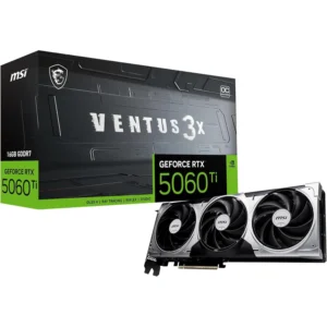 MSI Gaming RTX 5060 Ti 16G Ventus 3X OC Graphics Card 16GB GDDR7, 128-bit