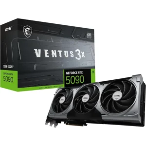 MSI Gaming RTX 5090 32G Ventus 3X OC Graphics Card 32GB GDDR7, 512-bit