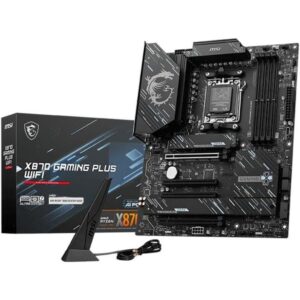 MSI X870 Gaming Plus WiFi Gaming Motherboard Supports AMD Ryzen 9000/8000/7000 Series Processors, AM5, DDR5
