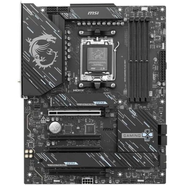 MSI X870 Gaming Plus WiFi Gaming Motherboard Supports AMD Ryzen 9000/8000/7000 Series Processors, AM5, DDR5 - Image 4