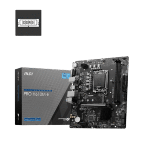 MSI Pro H610M-E DDR5 Intel 12/13th Gen microATX Motherboard